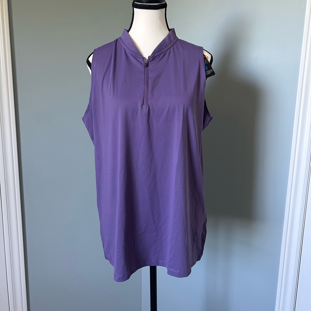 🔥🆕🔥CQC Sports Purple Sleeveless Sports Top - UPF 50
